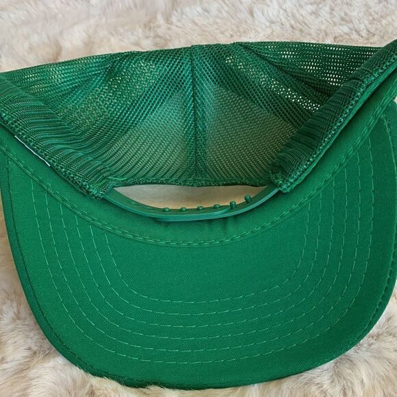 ‎☘️ NEW Vintage Solid Green Original Real Trucker Hat☘️ - Picture 6 of 9
